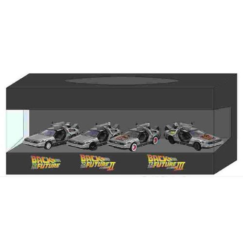 バック・トゥ・ザ・フューチャー　プルバックキーホルダー セット（40周年記念ボックス入り）