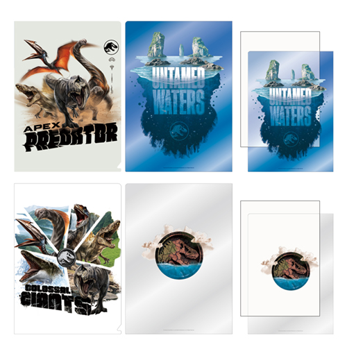 ジュラシック・ワールド／復活の大地　クリアファイルセット