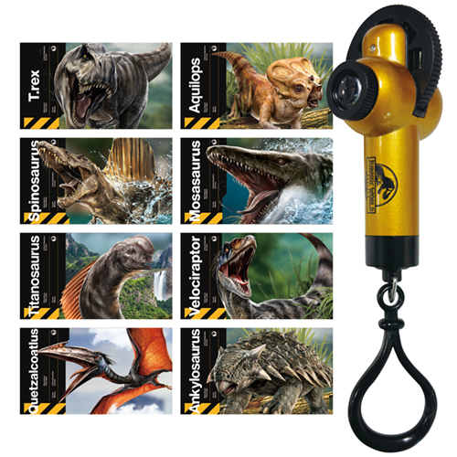 ジュラシック・ワールド／復活の大地　くるくるライトキーホルダー