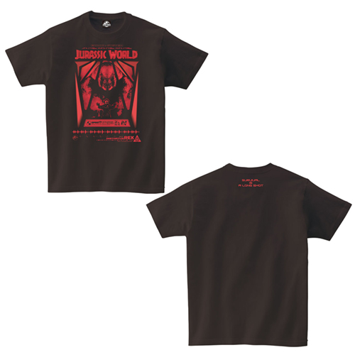 ジュラシック・ワールド／復活の大地　TシャツB (ブラック)