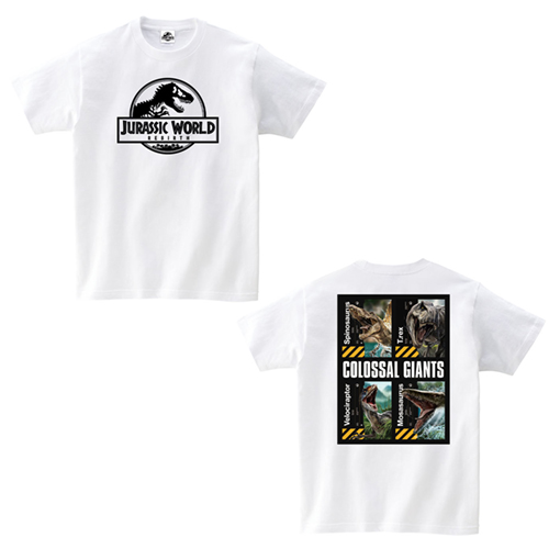 ジュラシック・ワールド／復活の大地　TシャツA (ホワイト)