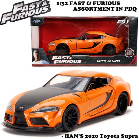 JADATOYS 1:32 ワイルドスピード プルバックカー Han7S 2020 Toyota Supra