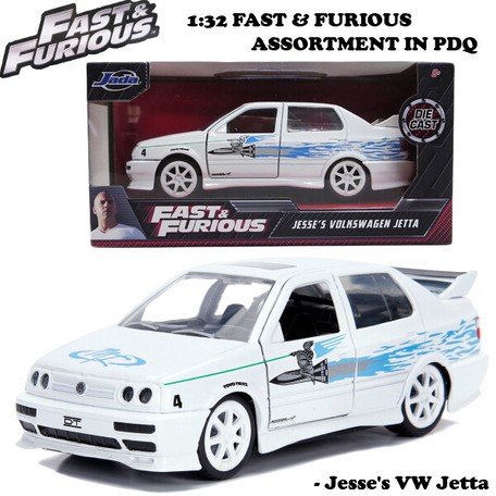 JADATOYS 1:32 ワイルドスピード プルバックカー Jesse's VW Jetta